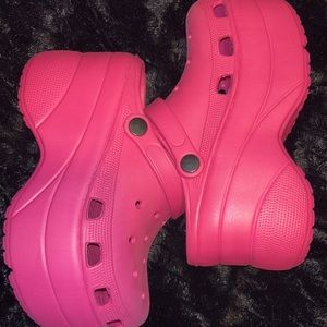 💖NEW💖Pink Platform Clogs